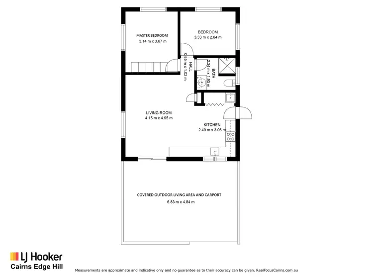Floorplan of Homely unit listing, 4/191-199 Woodward Street, Whitfield QLD 4870