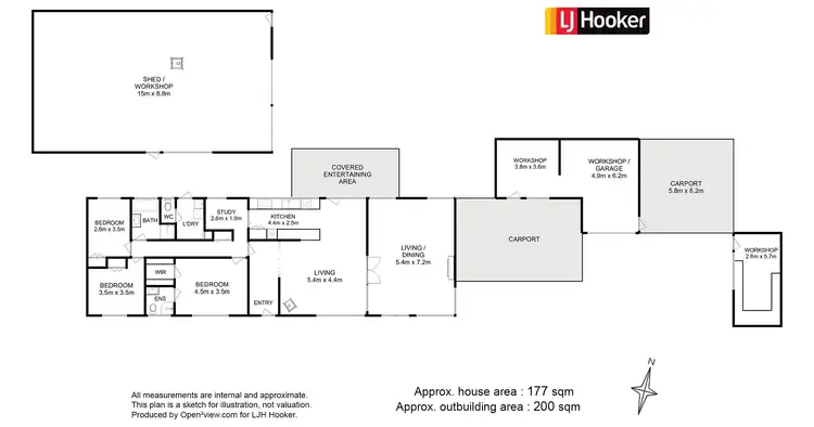 Floorplan of Homely house listing, 494 Manuka Road, Kettering TAS 7155