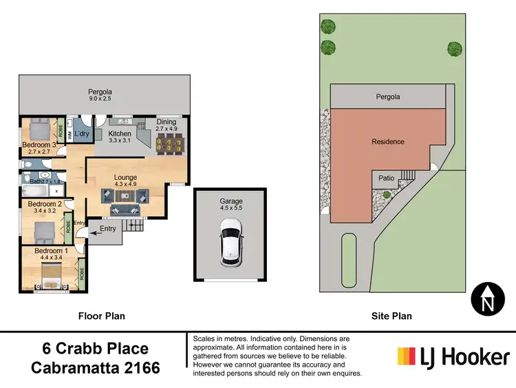 Floorplan of Homely house listing, 6 Crabb Place, Cabramatta NSW 2166