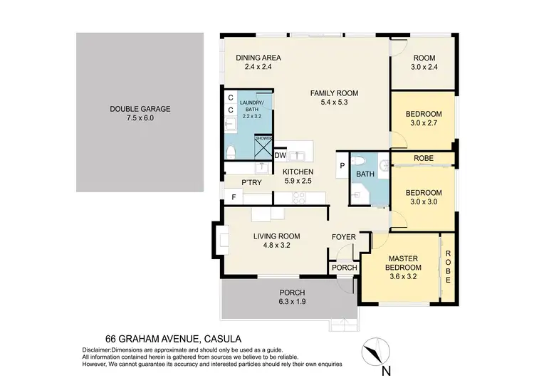 Floorplan of Homely house listing, 66 Graham Avenue, Casula NSW 2170