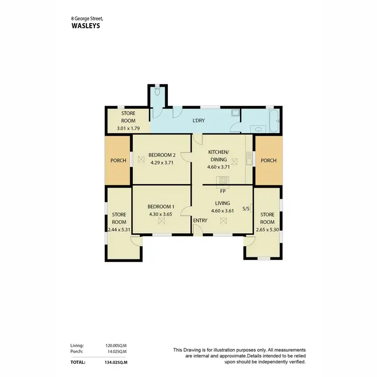 Floorplan of Homely house listing, 8 George Street, Wasleys SA 5400
