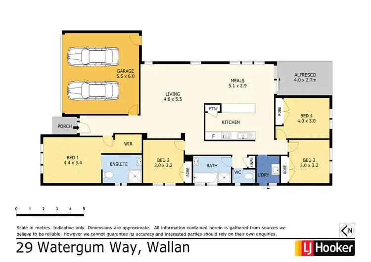 Floorplan of Homely house listing, 29 Watergum Way, Wallan VIC 3756