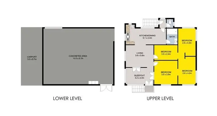 Floorplan of Homely house listing, 30 Bawden Street, Berserker QLD 4701