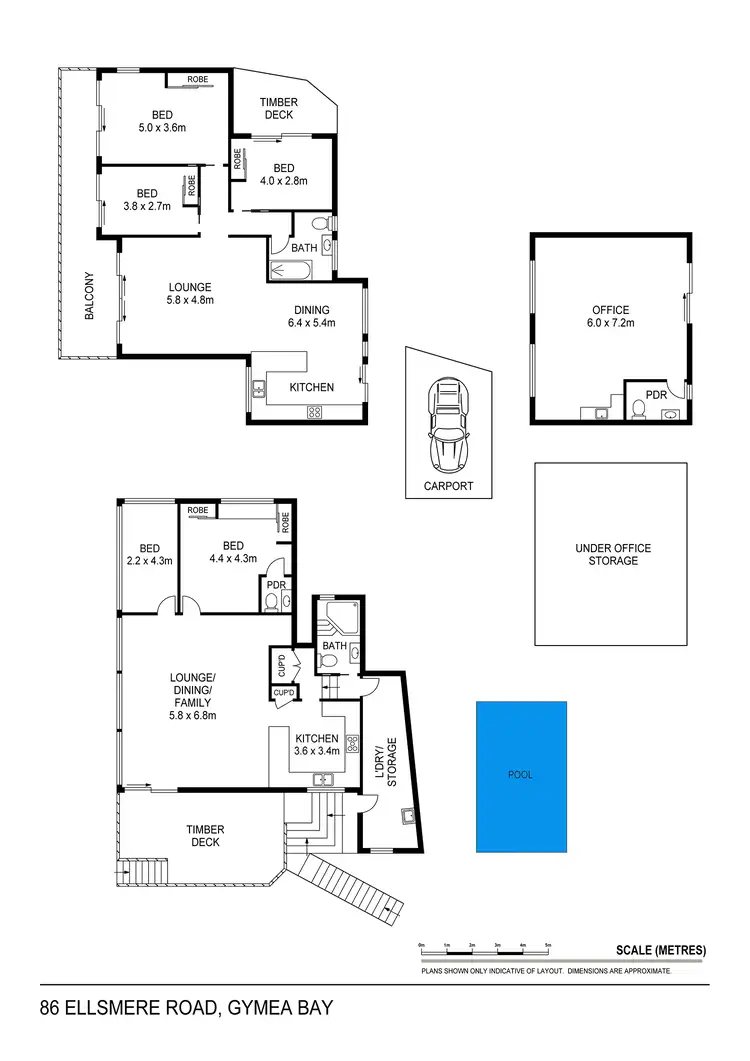 Floorplan of Homely house listing, 86 Ellesmere Road, Gymea Bay NSW 2227