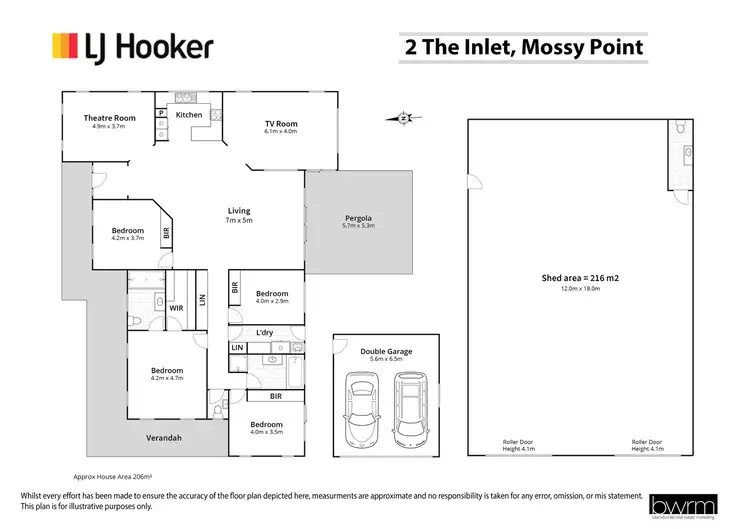 Floorplan of Homely house listing, 2 The Inlet, Mossy Point NSW 2537