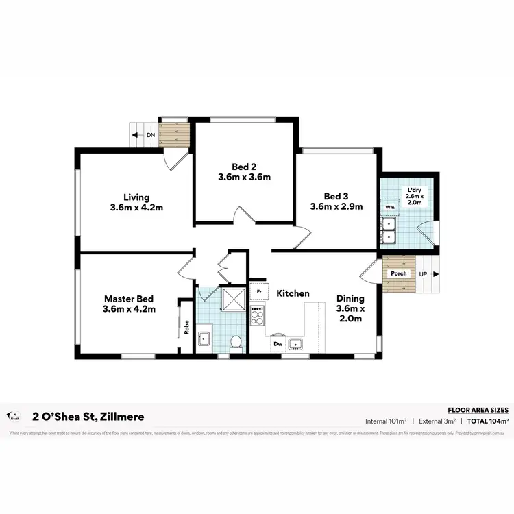 Floorplan of Homely house listing, 2 O'Shea Street, Zillmere QLD 4034