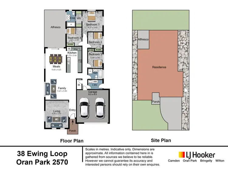 Floorplan of Homely house listing, 38 Ewing Loop, Oran Park NSW 2570