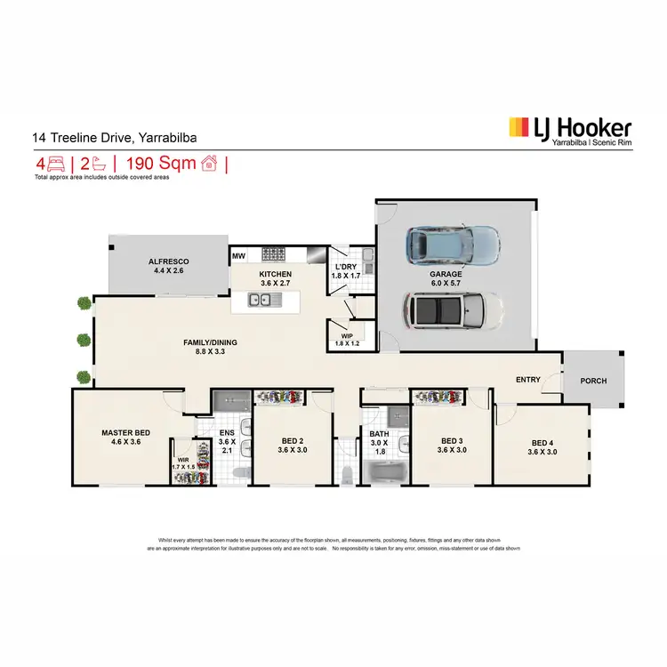 Floorplan of Homely house listing, 14 Treeline Circuit, Yarrabilba QLD 4207