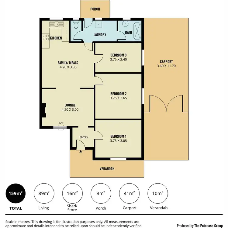 Floorplan of Homely house listing, 20 Whiteparish Road, Elizabeth North SA 5113