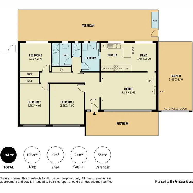 Floorplan of Homely house listing, 4 Bunburra Street, Para Hills West SA 5096