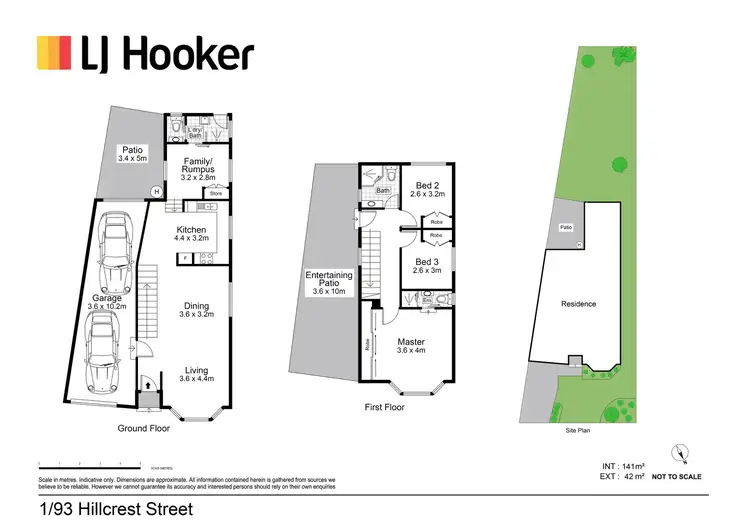 Floorplan of Homely townhouse listing, 1/93 Hillcrest Street, Terrigal NSW 2260