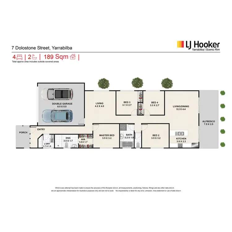 Floorplan of Homely house listing, 7 Dolostone Street, Yarrabilba QLD 4207