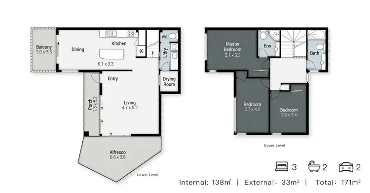 Floorplan of Homely townhouse listing, 3/9 Magenta Drive, Varsity Lakes QLD 4227
