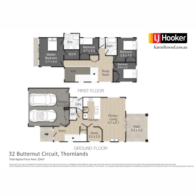 Floorplan of Homely house listing, 32 Butternut Circuit, Thornlands QLD 4164