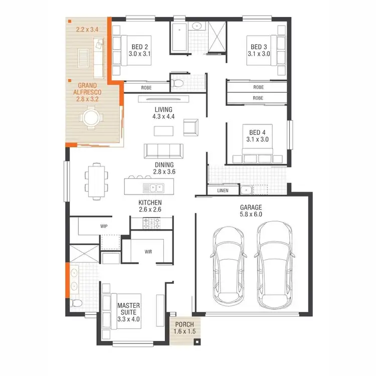 Floorplan of Homely house listing, 26 Lathro Way, Thornlands QLD 4164
