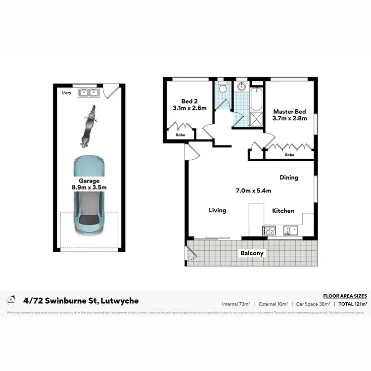 Floorplan of Homely unit listing, 4/72 Swinburne Street, Lutwyche QLD 4030
