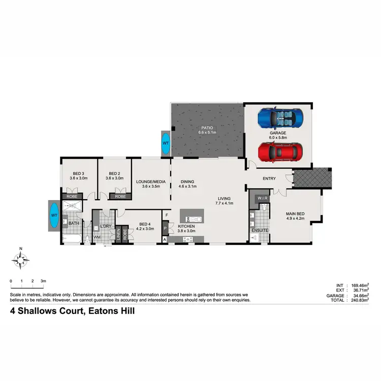 Floorplan of Homely house listing, 4 Shallows Court, Eatons Hill QLD 4037