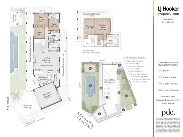 Floorplan of Homely house listing, 9 Seahawk Crescent, Burleigh Waters QLD 4220