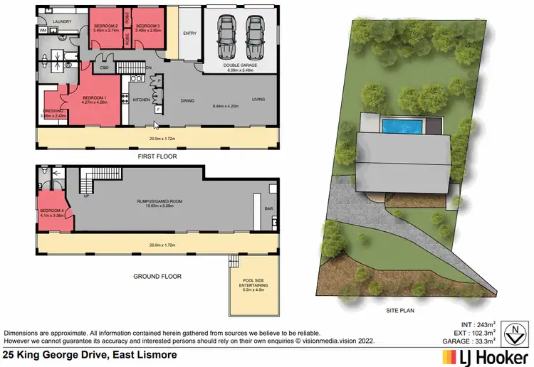 Floorplan of Homely house listing, 25 King George Drive, East Lismore NSW 2480