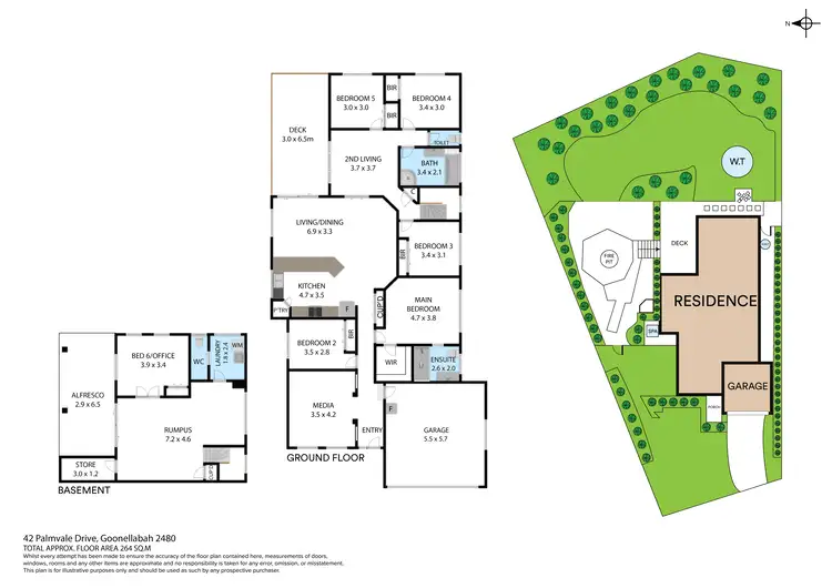 Floorplan of Homely house listing, 42 Palmvale Drive, Goonellabah NSW 2480