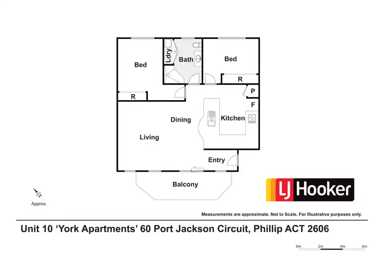 Floorplan of Homely apartment listing, 10/60 Port Jackson Circuit, Phillip ACT 2606