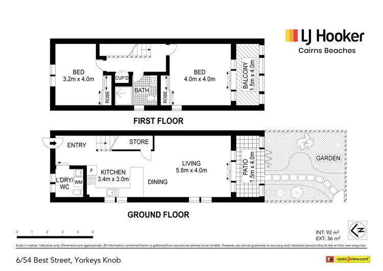 Floorplan of Homely townhouse listing, 6/54 Best Street, Yorkeys Knob QLD 4878