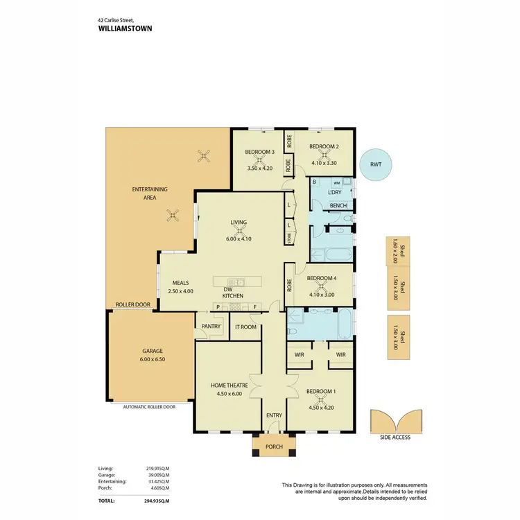 Floorplan of Homely house listing, 42 Carlisle Street, Williamstown SA 5351