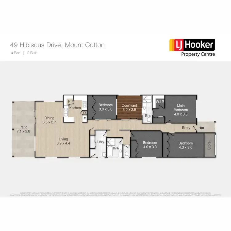 Floorplan of Homely house listing, 49 Hibiscus Drive, Mount Cotton QLD 4165