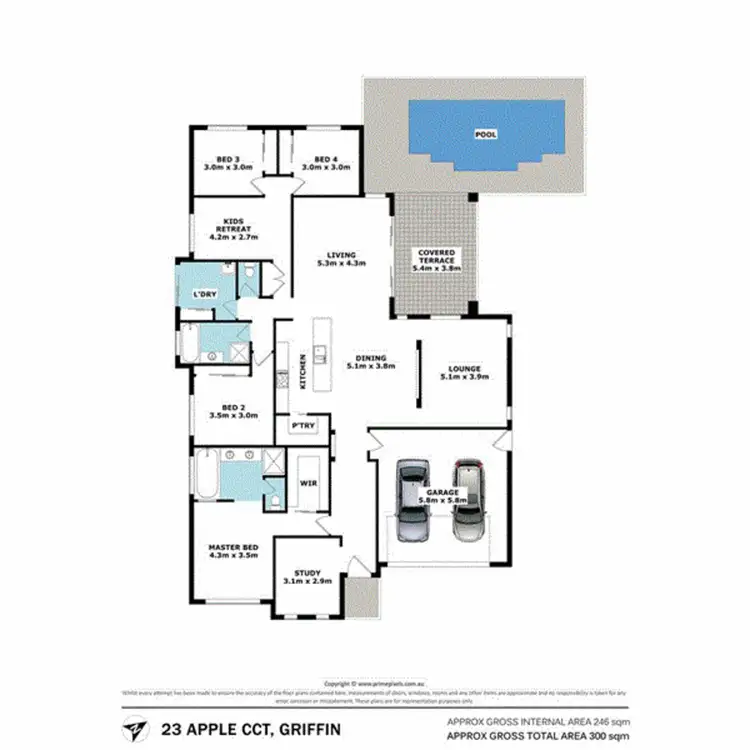 Floorplan of Homely house listing, 23 Apple Circuit, Griffin QLD 4503