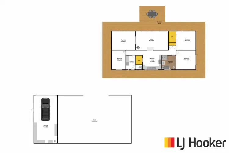 Floorplan of Homely house listing, 21B School Road, Sarsfield VIC 3875
