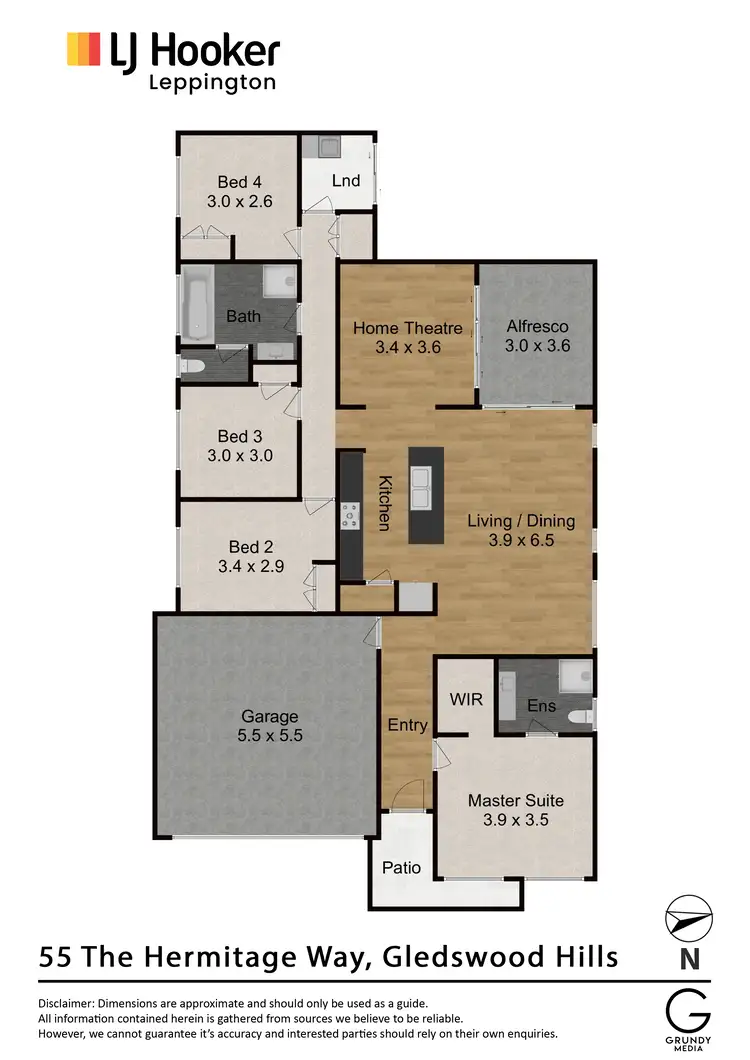 Floorplan of Homely house listing, 55 The Hermitage Way, Gledswood Hills NSW 2557