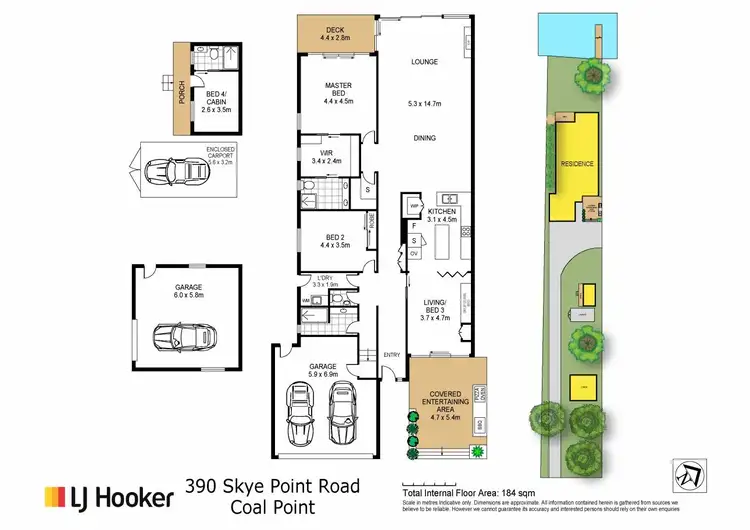 Floorplan of Homely house listing, 390 Skye Point Road, Coal Point NSW 2283