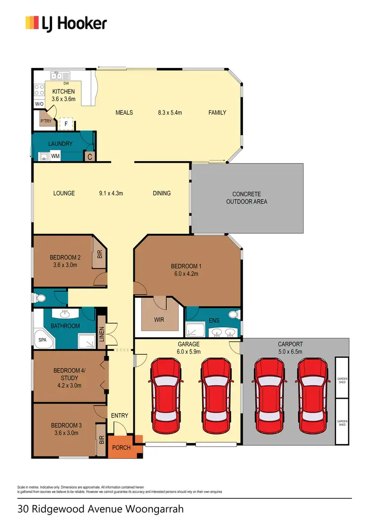 Floorplan of Homely house listing, 30 Ridgewood Drive, Woongarrah NSW 2259