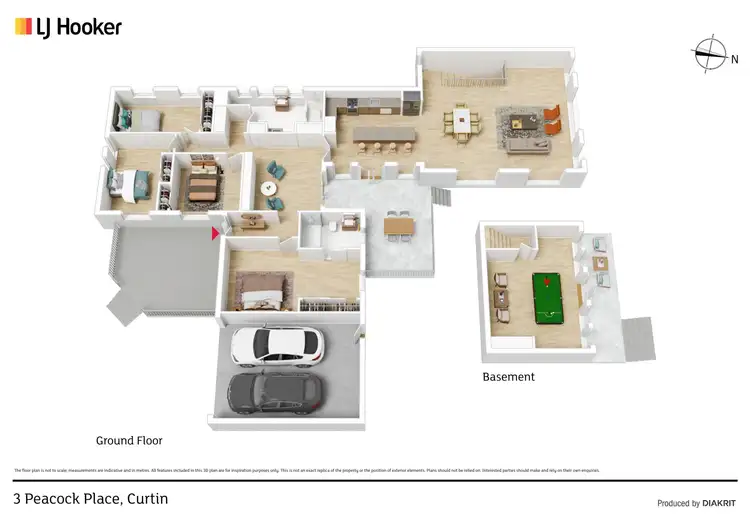 Floorplan of Homely house listing, 3 Peacock Place, Curtin ACT 2605