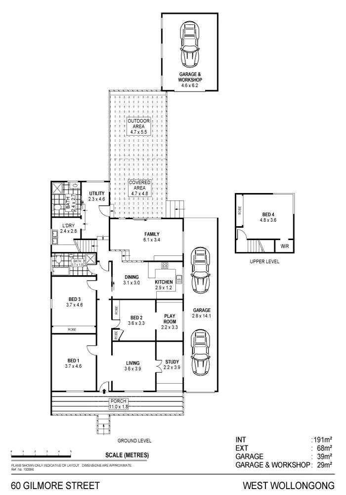 Floorplan of Homely house listing, 60 Gilmore Street, West Wollongong NSW 2500