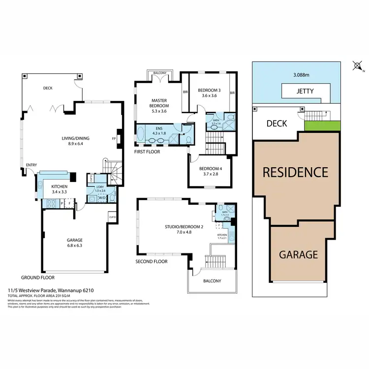 Floorplan of Homely house listing, 11/5 Westview Parade, Wannanup WA 6210