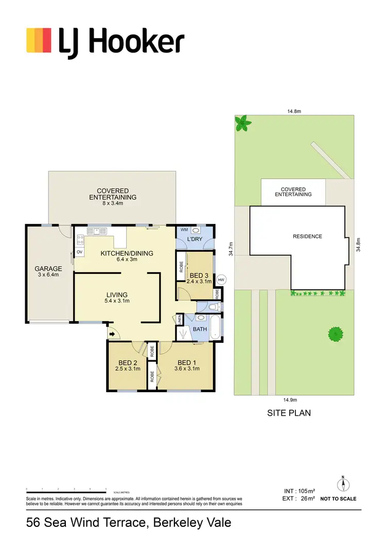 Floorplan of Homely house listing, 56 Seawind Terrace, Berkeley Vale NSW 2261