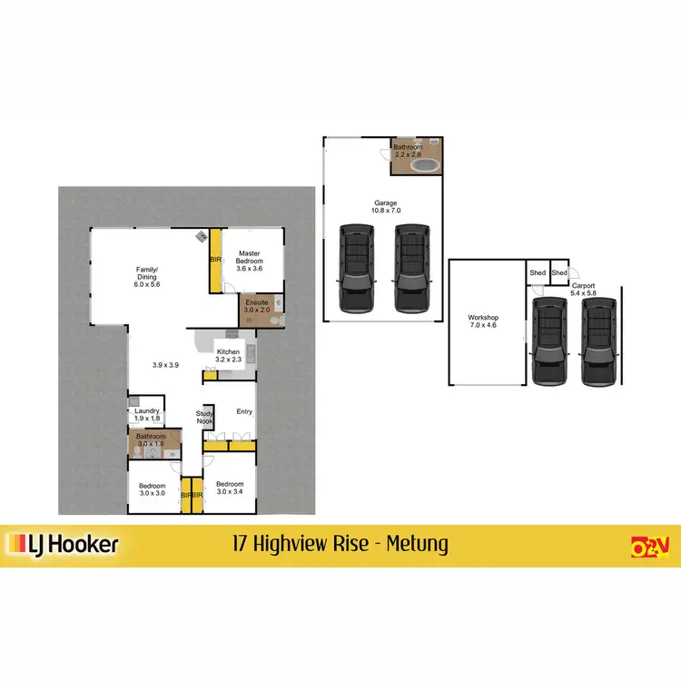 Floorplan of Homely house listing, 17 Highview Rise, Metung VIC 3904