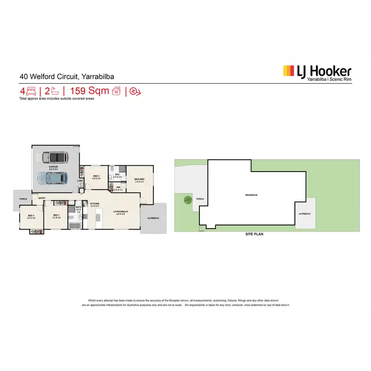 Floorplan of Homely house listing, 40 Welford Circuit, Yarrabilba QLD 4207