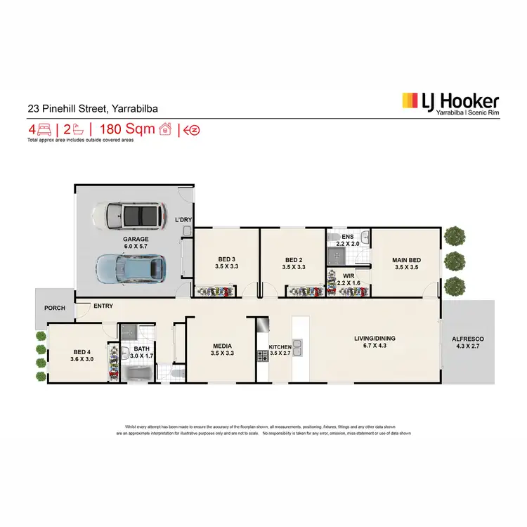 Floorplan of Homely house listing, 23 Pinehill Street, Yarrabilba QLD 4207