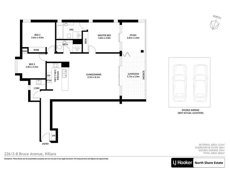 Floorplan of Homely apartment listing, 226/2-8 Bruce Avenue, Killara NSW 2071