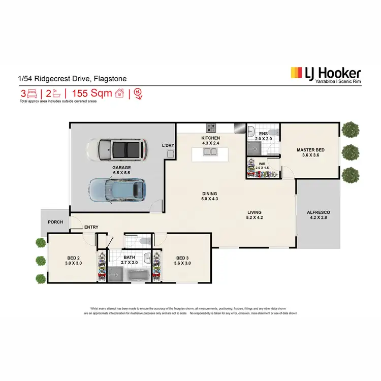 Floorplan of Homely house listing, 1/54 Ridgecrest Drive, Flagstone QLD 4280