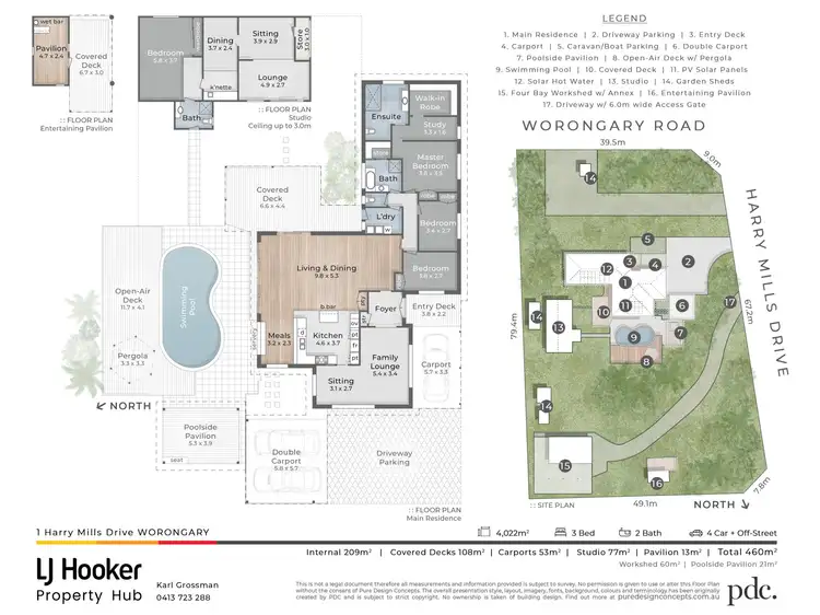 Floorplan of Homely house listing, 1 Harry Mills Drive, Worongary QLD 4213