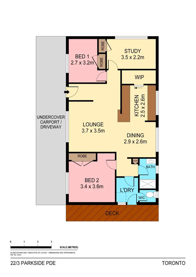 Floorplan of Homely house listing, 22/3 Parkside Parade, Toronto NSW 2283