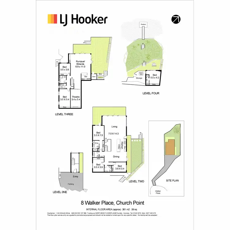 Floorplan of Homely house listing, 8 Walker Place, Church Point NSW 2105