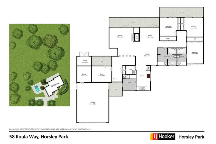 Floorplan of Homely house listing, 58-64 Koala Way, Horsley Park NSW 2175