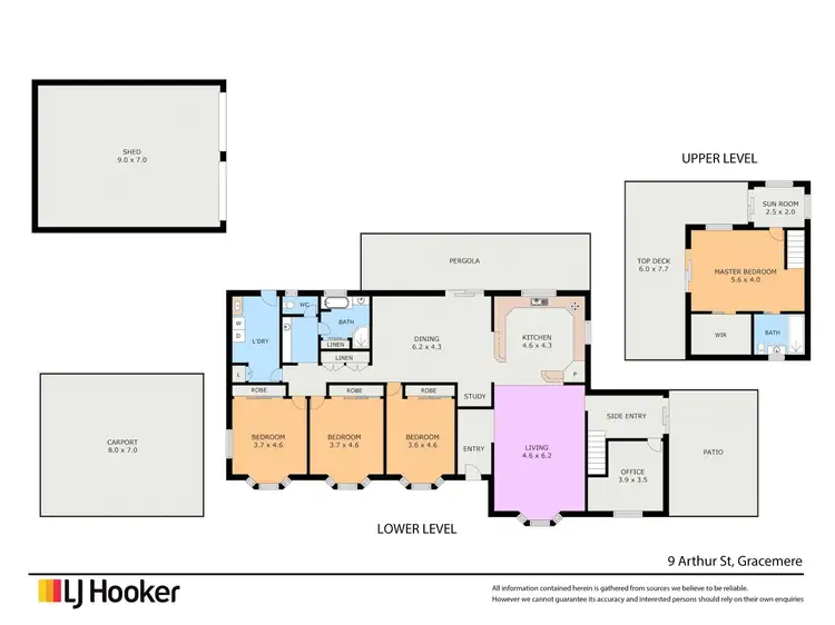 Floorplan of Homely house listing, 9 Arthur Street, Gracemere QLD 4702