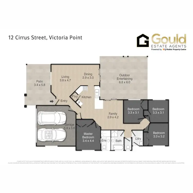 Floorplan of Homely house listing, 12 Cirrus Street, Victoria Point QLD 4165