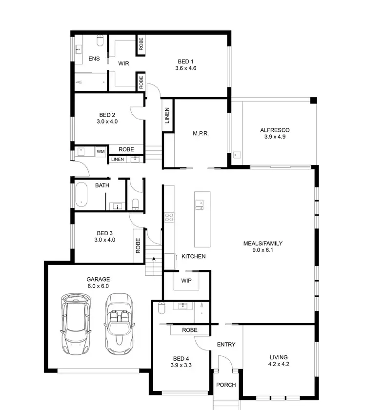 Floorplan of Homely house listing, 43 McGlashan Street, Taylor ACT 2913