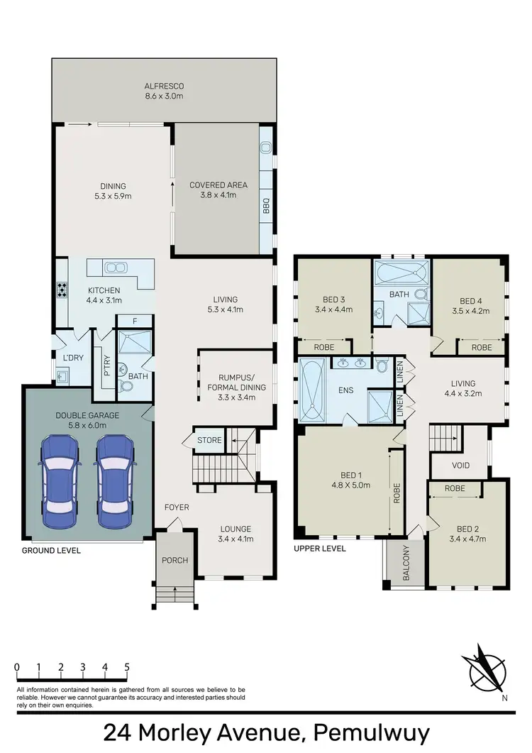 Floorplan of Homely house listing, 24 Morley Avenue, Pemulwuy NSW 2145